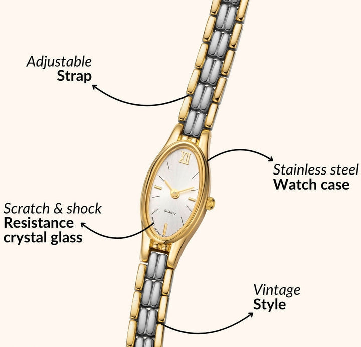 Bicolor Armbandsur