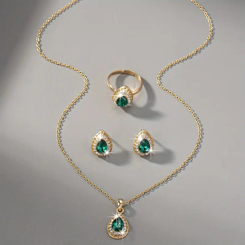 Chic gyllengrönt set