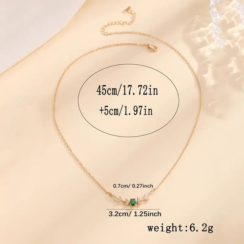Elegant minimalistiskt Amira-halsband
