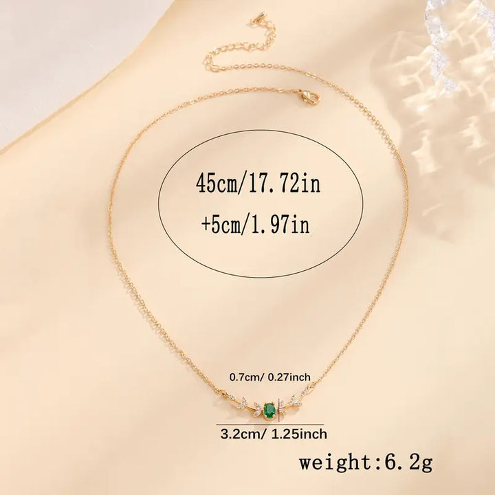 Elegant minimalistiskt Amira-halsband