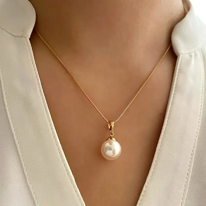 Chic Guldgrace Pearl Jewelry Set