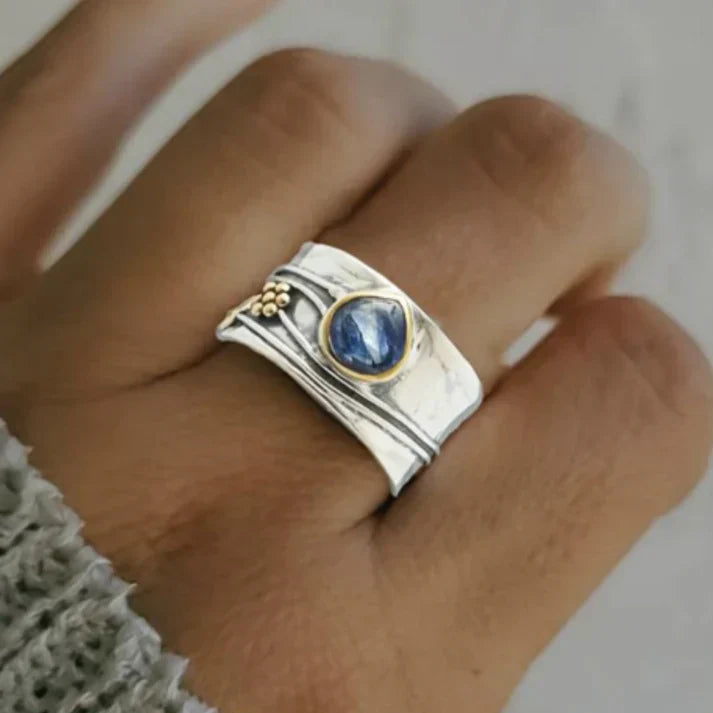 Bohemisk Ring med Ädelsten