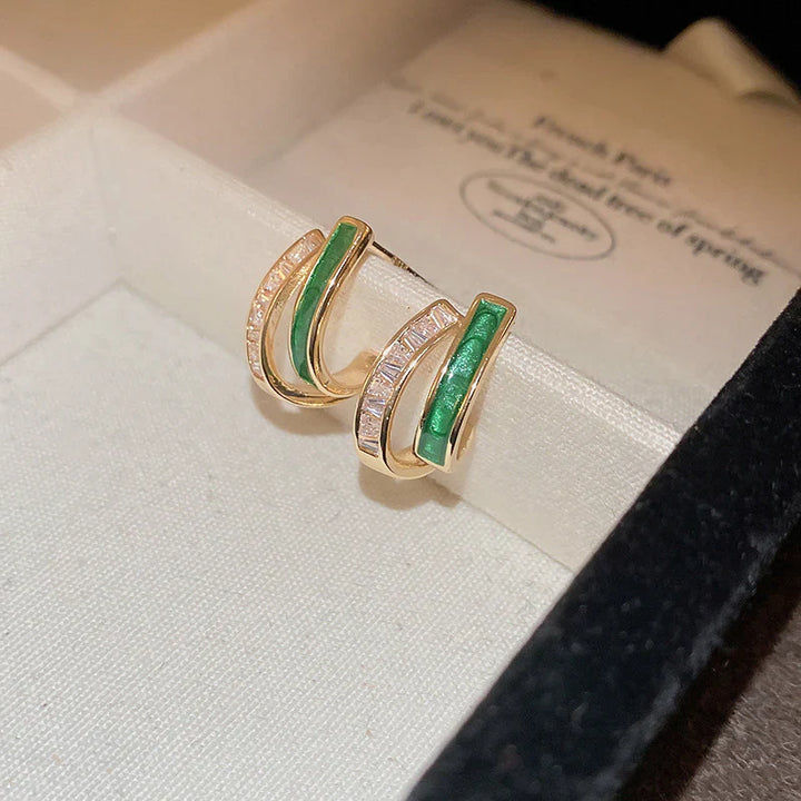 Eleganta örhängen för elegant bruk