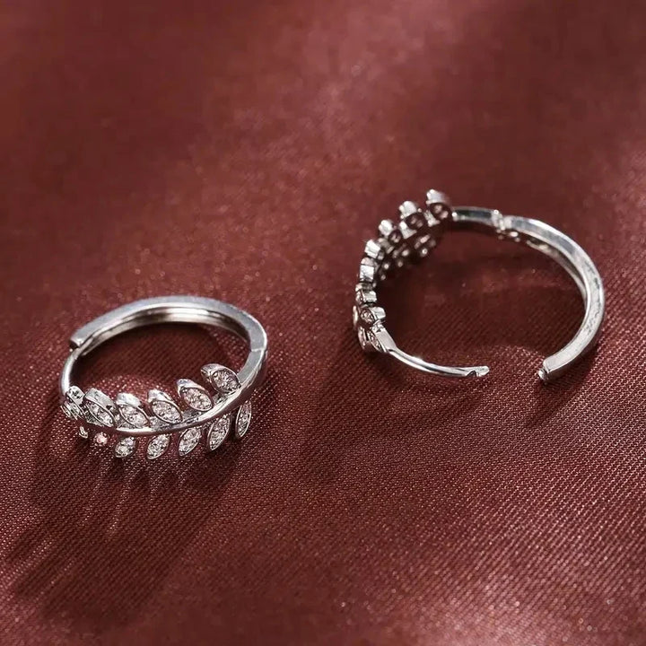 Eleganta Kristallblad Hängande Örhängen
