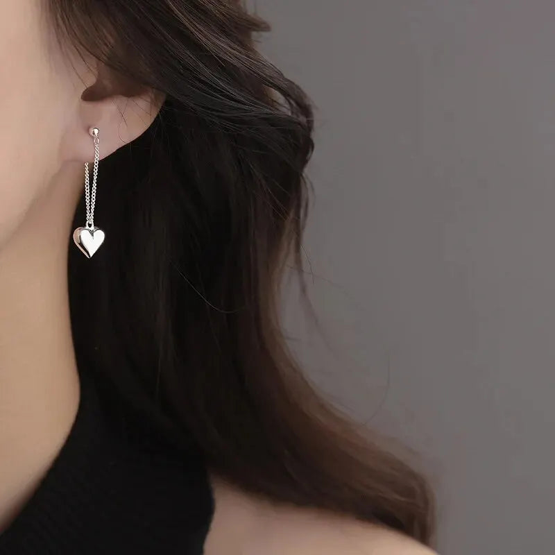 Antika geometriska hjärtformade hoops