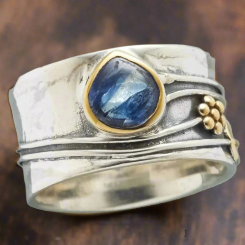 Bohemisk Ring med Ädelsten