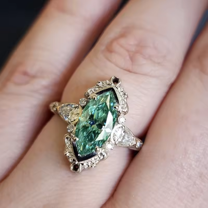 Antik smaragdring