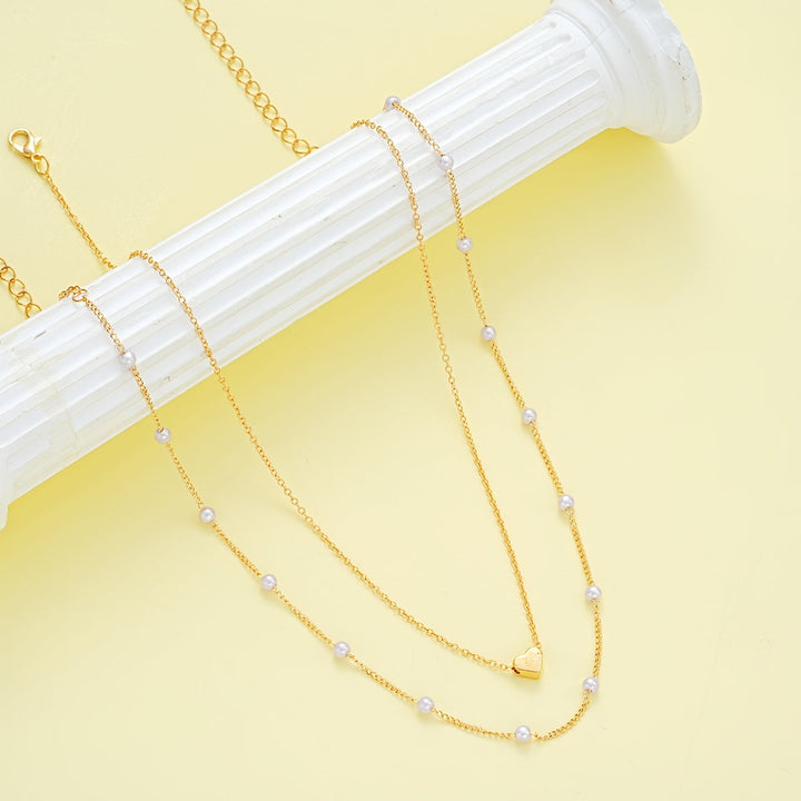 Elegant Minimalist Halsband och Armband Set